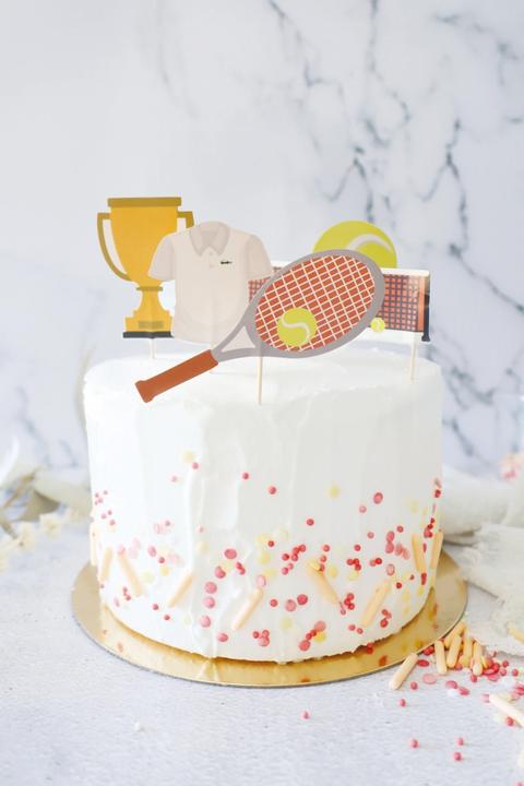 Immagine prodotto ScrapCooking Set di 5 decorazioni per torte con motivi di tennis (1 x)
