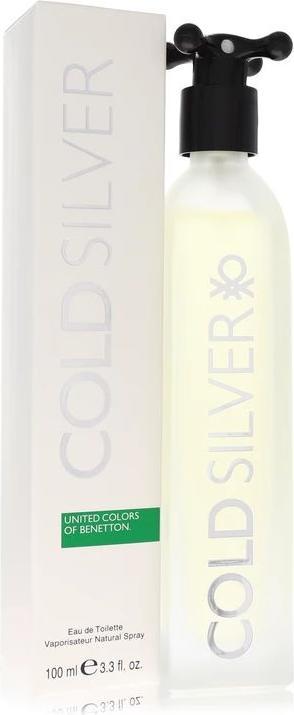 Actual product image Benetton Cold Silver (Eau de toilette, 100 ml)