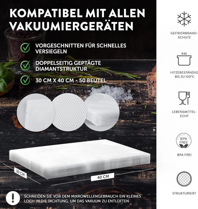 Produktbild Gusto Vac Premium Vakuumbeutel (50 x)