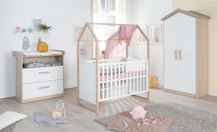 Produktbild Roba Hausbett mit Beistellfunktion 60x120cm Cabane (60 x 120 cm)