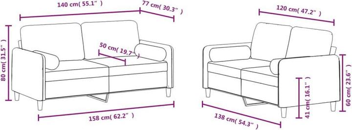 Produktbild vidaXL Harley (2-Sitzer)