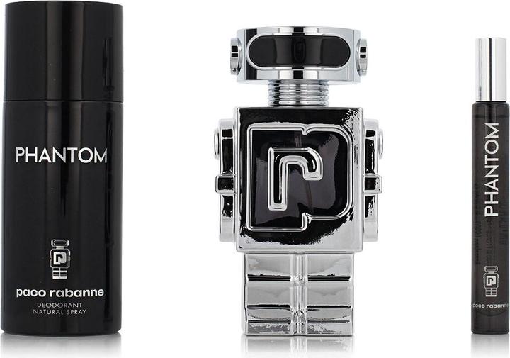 Paco Rabanne SET Phantom Men EDT spray 100ml + DEO spray 150ml + EDT 10ml (Eau de Toilette)