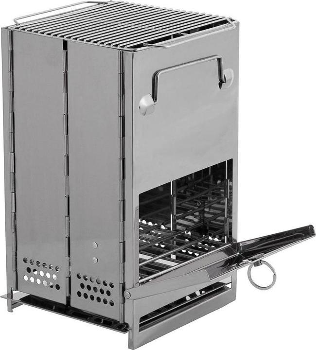 Produktbild Fox Raketenofen, mit Rost, faltbar, mittel, Edelstahl