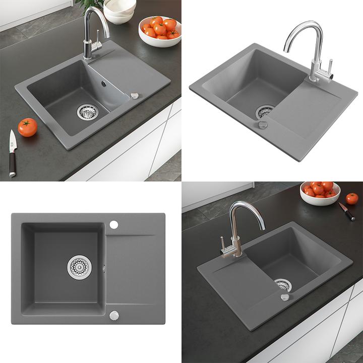 Produktbild Bergström Spülbecken (Einbauspüle mit Abtropffläche, 50 cm, 59 cm)