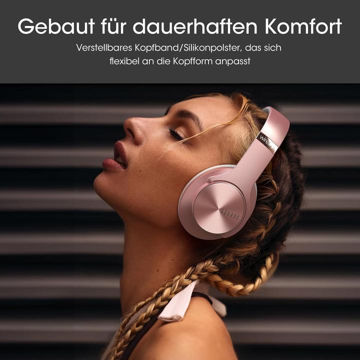 Actual product image Doqaus Bluetooth Over Ear Kopfhörer (90 h, Cable, Wireless)