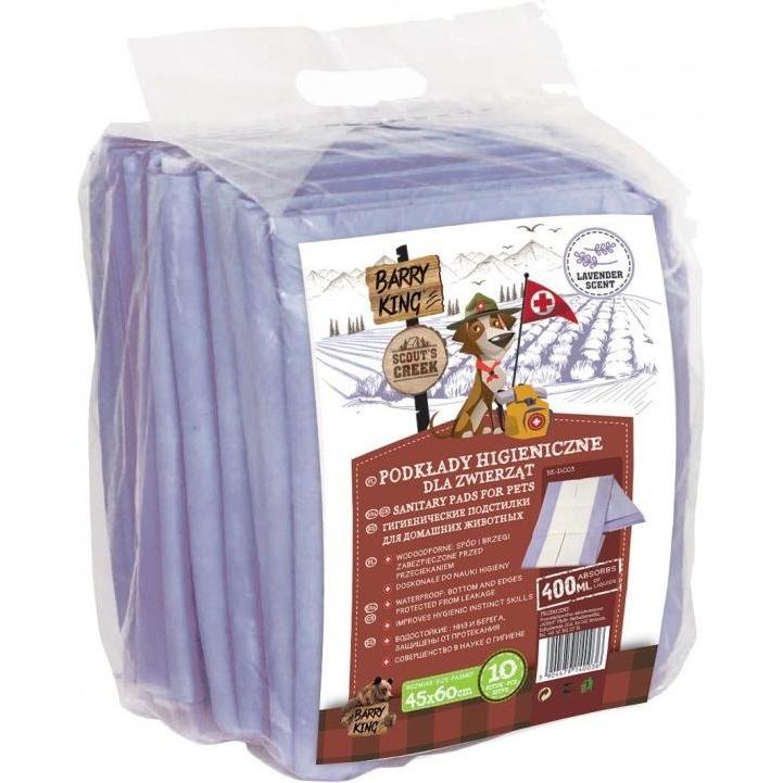 Barry King Hygienické podložky Lavender 45x60 cm - 10 Stk. (Hund), Tierpflegemittel