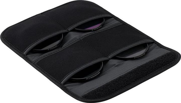 JJC FP K4S Grey Filter Pouch holds 4 filters up to 58mm (58 mm)