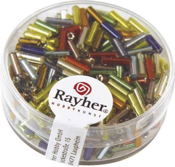 Produktbild Rayher Glasstifte, 7/2 mm, mit Silbereinzug, gemischt