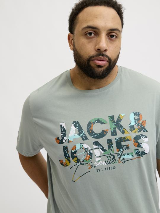 Actual product image Jack & Jones Plus Size Logo T-shirt T-shirt (7XL)