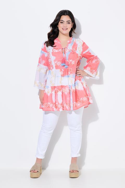 Actual product image Angel of Style Tunika, A-Linie, farbiger Druck, Stickerei (48)