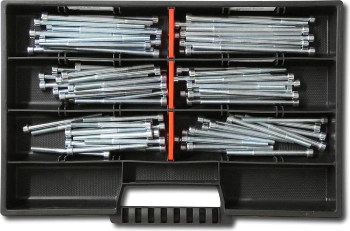 Produktbild Schraubenbox24 90 tlg Zylinderschrauben Sortiment M5 // 65mm-100mm Schrauben Set Schraubenbox DIN 912/ISO4762 Bolz (90 Schrauben pro Stück)