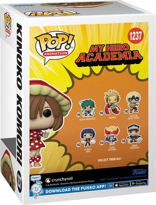 Actual product image Funko My Hero Academia POP! Animation Vinyl Figur Kinoko Komori 9 cm