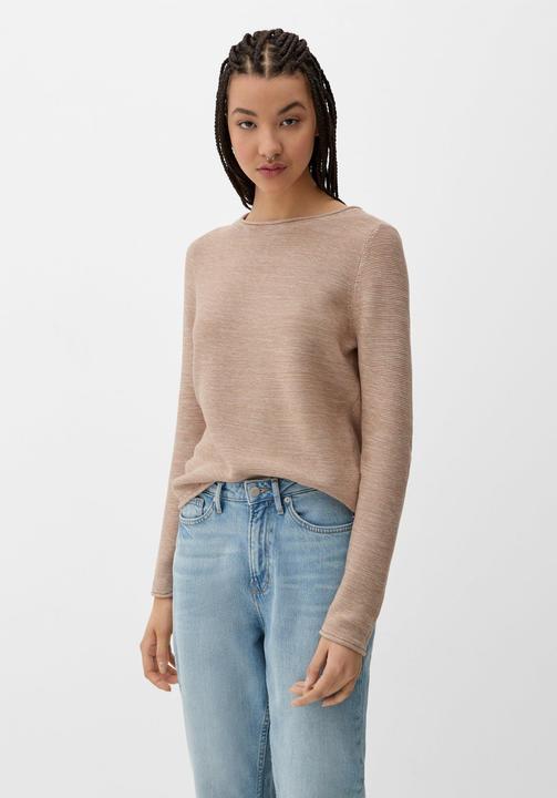 Actual product image s.Oliver Strickpullover Pullover mit Rollsaumkanten (S)