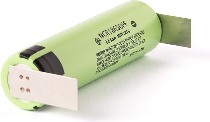 Image du produit Panasonic NCR18650PF - 2900mAh, 3,7V (NCR18650PD) + cosse à souder U (1 pcs, 18650, 2900 mAh, Batterie)