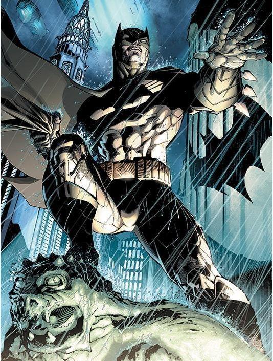 Actual product image Batman Prowl Canvas Print (40 x 30 cm)
