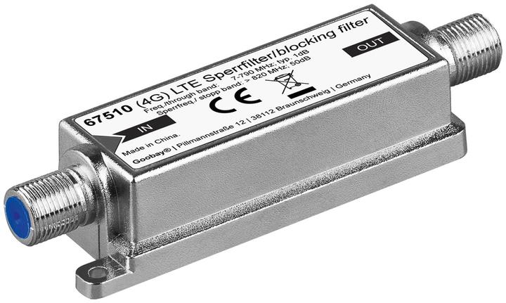 Produktbild Goobay LTE/4G Sperrfilter F-Buchse - F-Buchse (Sonstige)