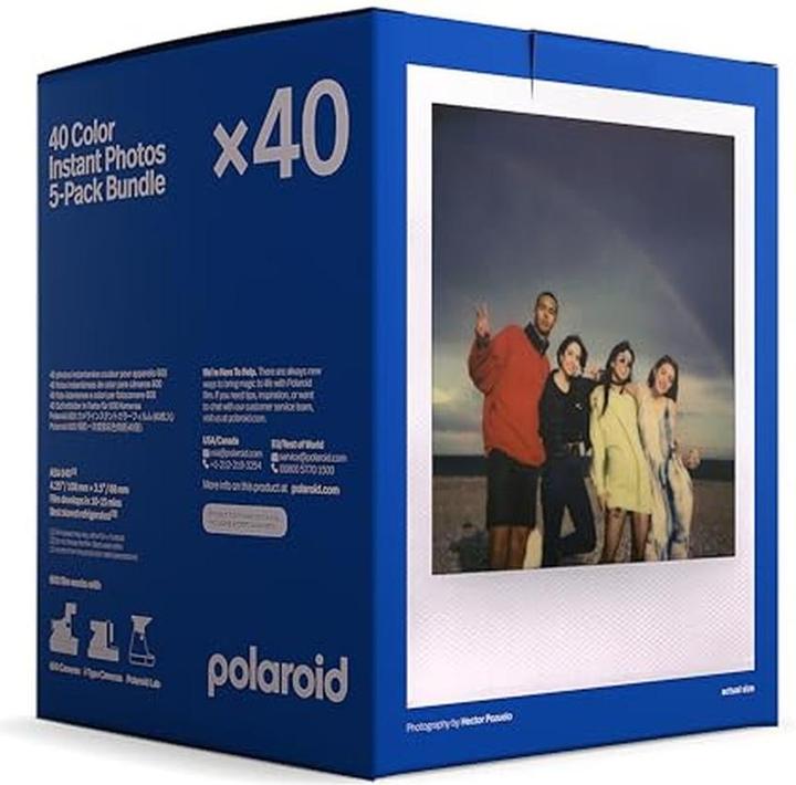 Actual product image Polaroid Color Film 600, 5x8 Multipack (Polaroid 600)