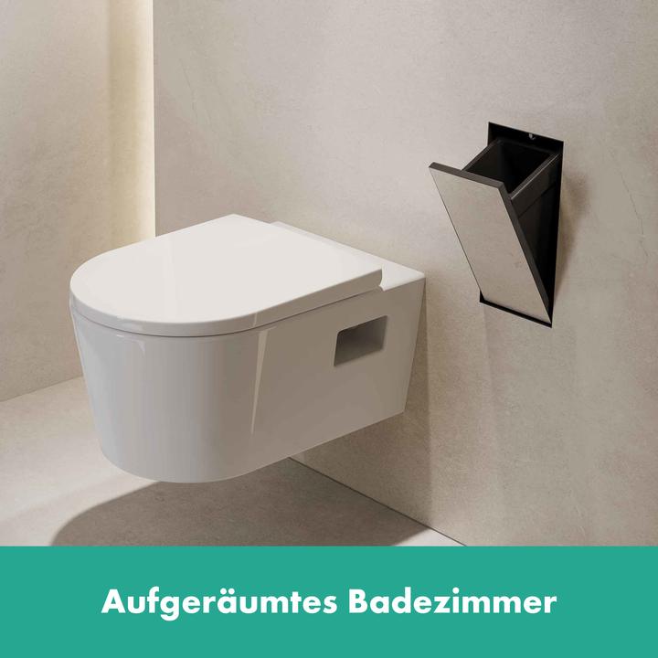Immagine prodotto hansgrohe XtraStoris Rock, da incasso, sportello piastrellabile, 240x140x390 mm, capacità 2,5 litri (2.50 l)