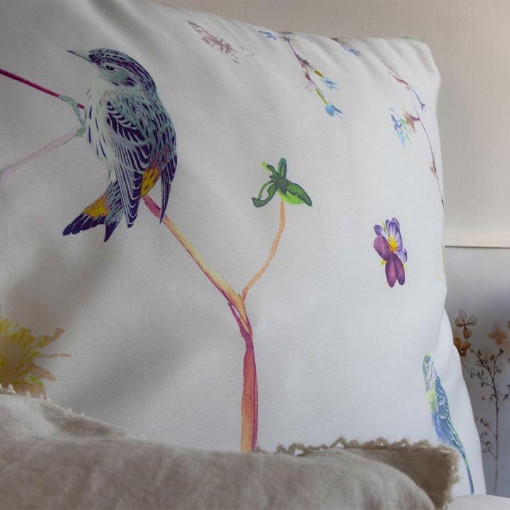 Produktbild Fleuresse Mako-Satin Bettwäsche Bed Art S Darwin bunt (Bettwäsche Set, 155x220 cm + 80x80 cm)