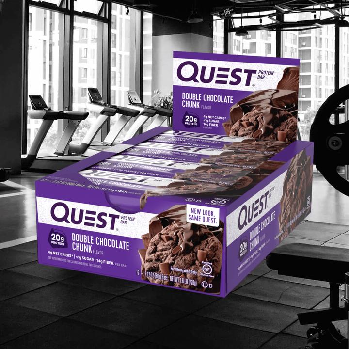 Image du produit Quest Double Chocolate Chunk (720 g, 12 pcs)