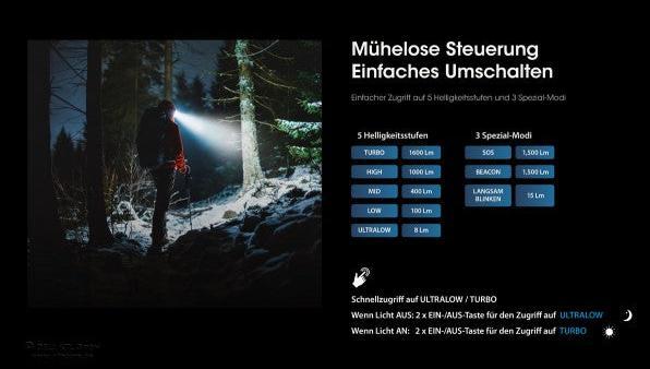 Produktbild Nitecore HC60 UHE (1600 lm)