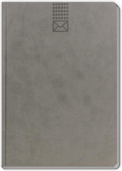 Produktbild Adressbuch Soft Touch A5 Anthrazit (A5, Weicher Einband)