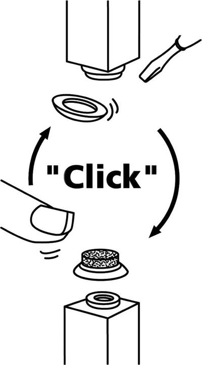 Produktbild QuickClick Hyper (Kunststoffgleiter, 4 Stk.)