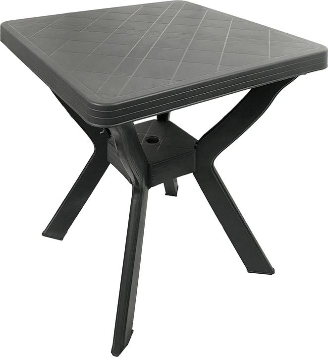 Produktbild Mojawo Bistro Sitzgarnitur Bistrogarnitur 3-teilig Anthrazit (70 x 70 x 72 cm)