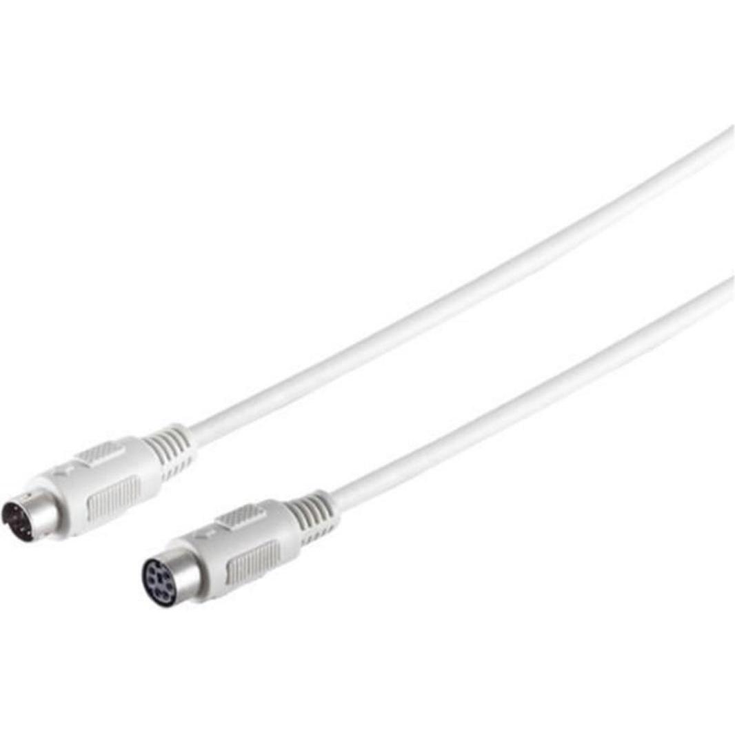 Maxxtro Prolunga per tastiera PS/2: 1,8m grigio (1.80 m, PS/2), Cavo di interfaccia