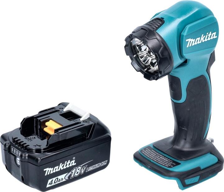 Produktbild Makita DEADML 815 M1 LED Akku Handleuchte 14,4 - 18 V 160 lm + 1x Akku 4,0 Ah - ohne Ladegerät (160 lm)