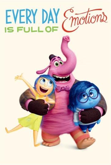Actual product image Disney Pixar Inside Out character postcard