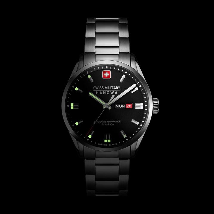 Actual product image Swiss Military Hanowa Herrenuhr (Analogue wristwatch, 43 mm)