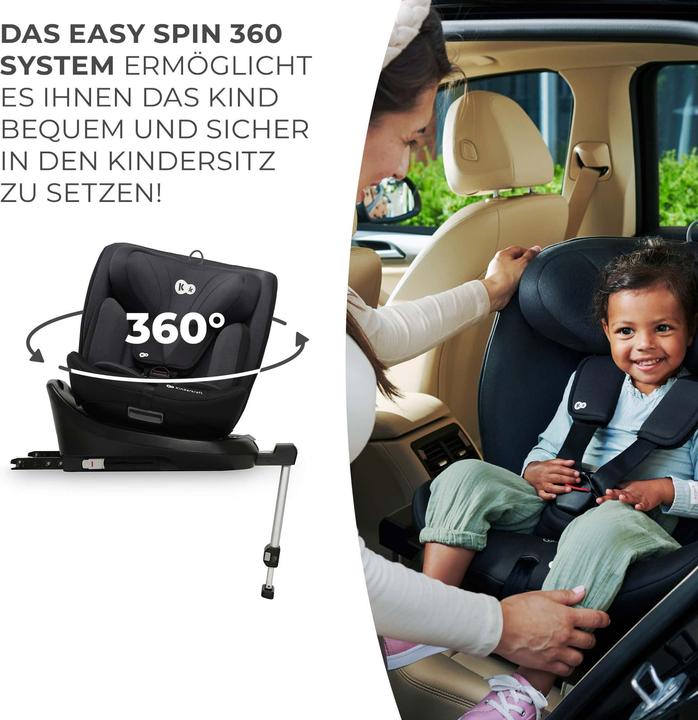 Produktbild KinderKraft Kinderautositz I-360 (Reboarder, ECE R129/i-Size Norm)