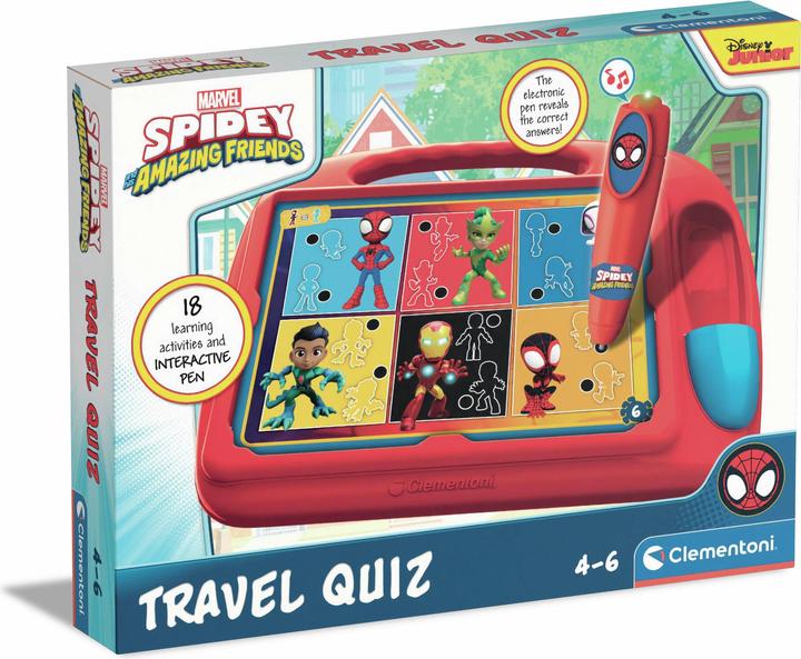 Produktbild Clementoni Travel Quiz Spidey (Englisch)