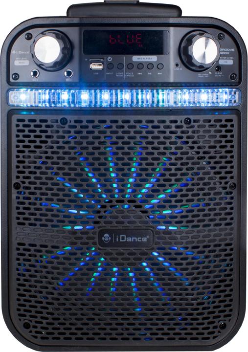 Actual product image Idance Groove408X Party Speaker - Draadloos - Bluetooth Speaker - Karaoke Set - App Bediening - 200 Watt - (Active)
