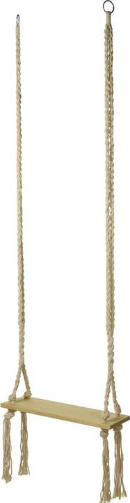 Home&Styling Holzschaukel mit Quasten-Verzierung, 20 x 55 cm