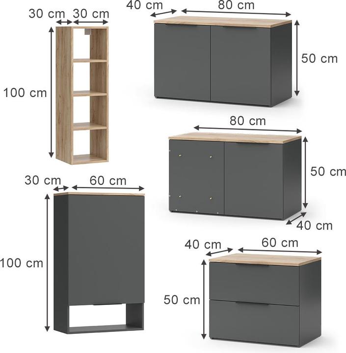 Produktbild Vicco Wido (80 x 50 x 30 cm)