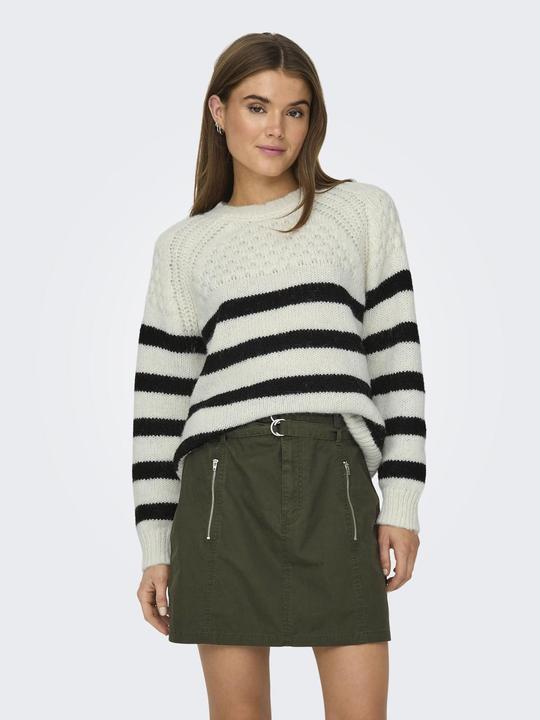 Produktbild Only ONLBILLIE LIFE LS STRIPE O-NECK EX KNT Strickpullover (L)