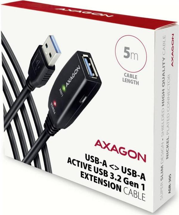 Produktbild Axagon USB A – USB A (5 m, USB 3.2 Gen 1)