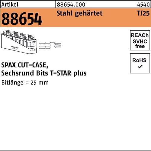 Produktbild Spax BIT T-STAR PLUS T25 25mm S (Innensechsrund TX)