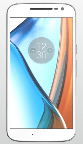 Actual product image Motorola Moto G4 (16 GB, White, 5.50", Dual SIM + SD, 13 Mpx, 4G)