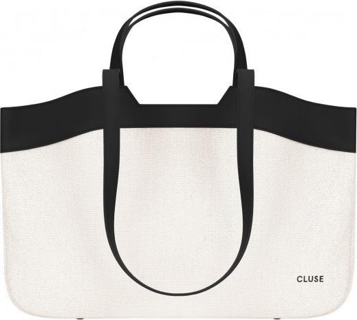 Cluse Tragetasche, Beige, Schwarz (17 l)