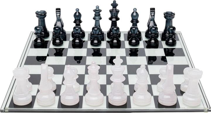 Actual product image Kare Design Deco Object Chess Transparent 60x60cm