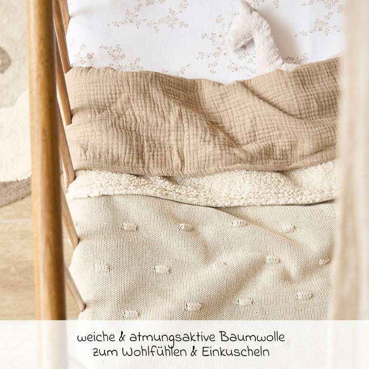 Actual product image Meyco Knots teddy baby blanket
