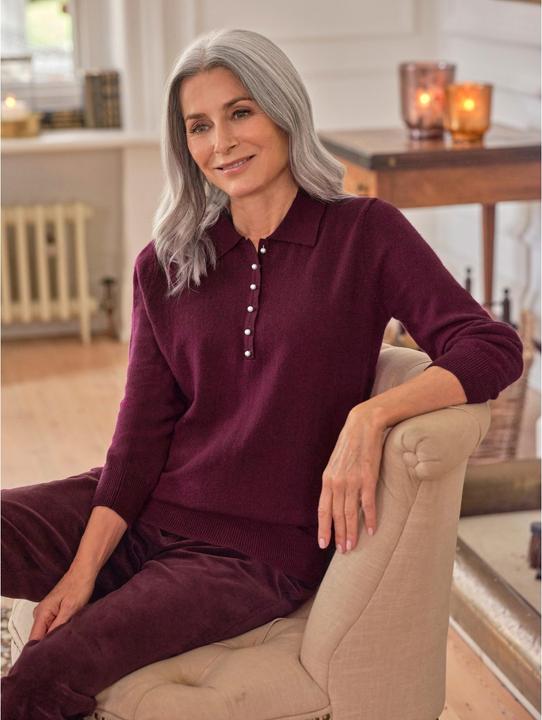 Produktbild Woolovers Poloshirt Jerseyware Kaschmir (S)