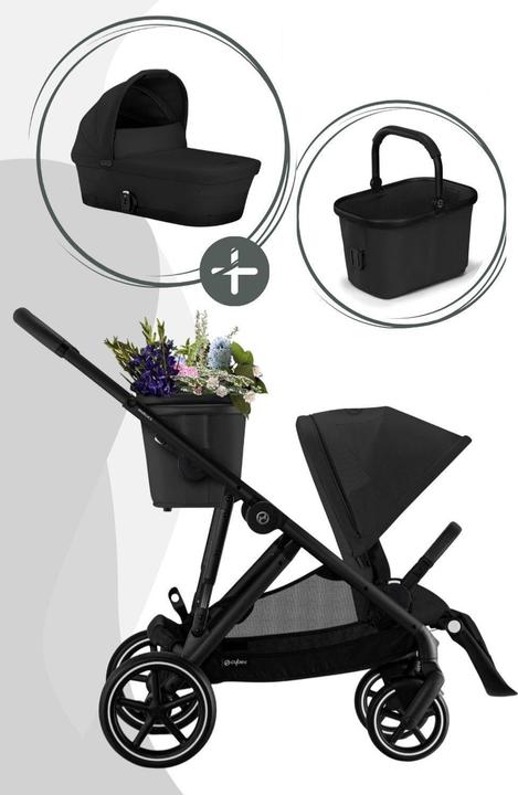 Cybex Gazelle S Kinderwagen inkl. Cot S Babywanne / Kombikinderwagen