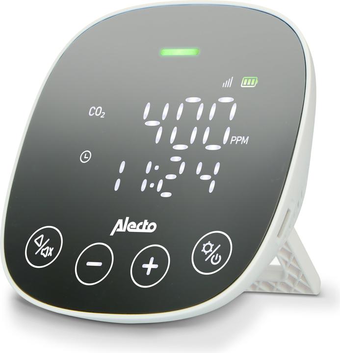 Alecto CO2-Messgerät AQ30 mit NDIR- Sensor und Luftfeuchtigkeitsmesser