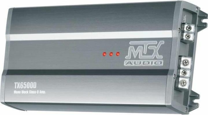 MTX Audio MTX TX6500D amplifier 12V Mono Class D block 1 x 500 W RMS aluminum (Endstufe)
