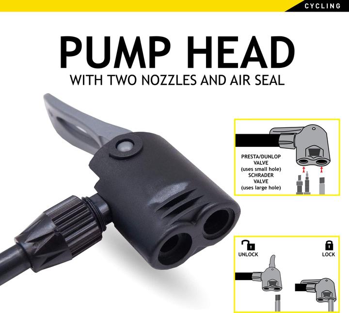 Productafbeelding Dunlop Luchtpomp voor alle ventielen