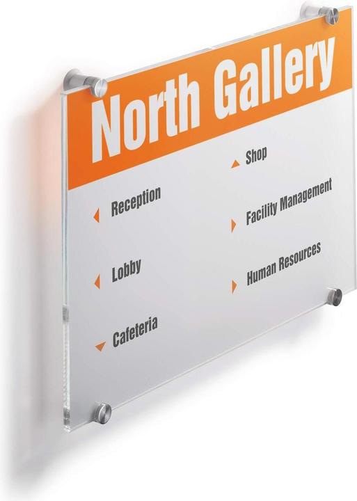 Produktbild Durable Türschild Crystal Sign A3